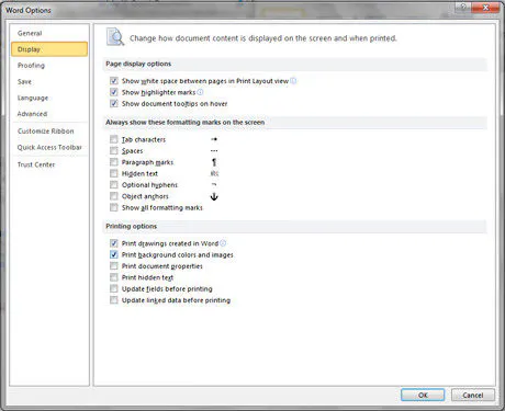 Print settings panels in Microsoft Word for saving a PDF.